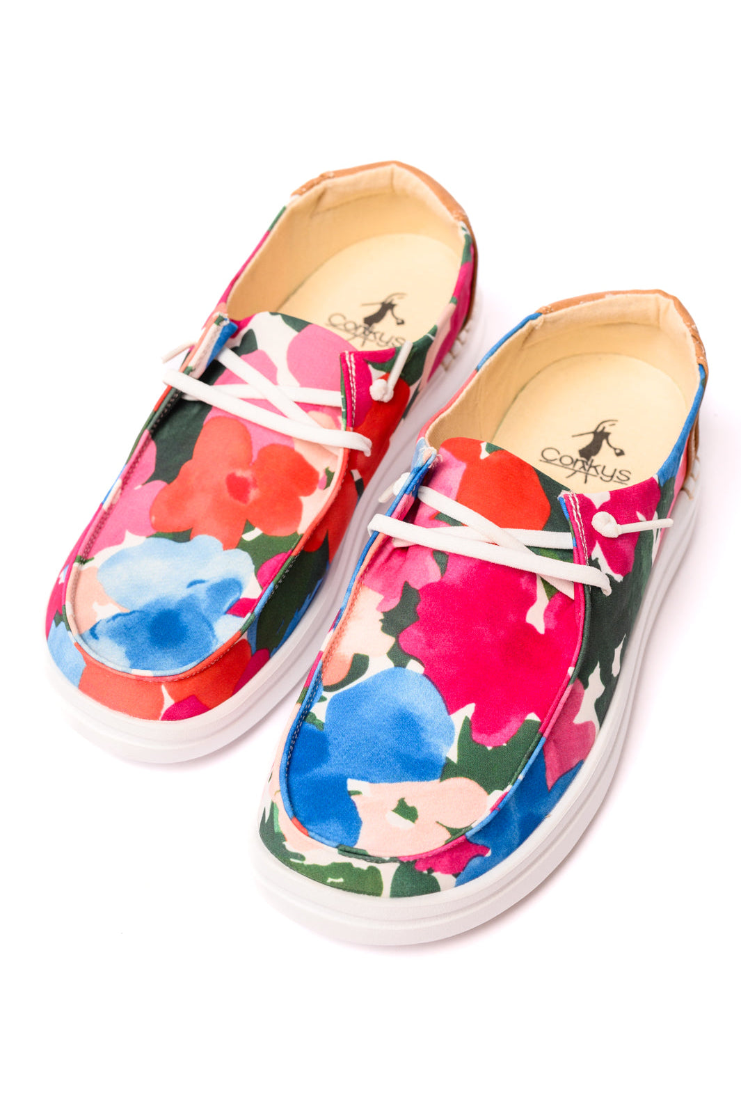 Corky’s Footwear - Kayak 2 Shoes in Floral showing front view