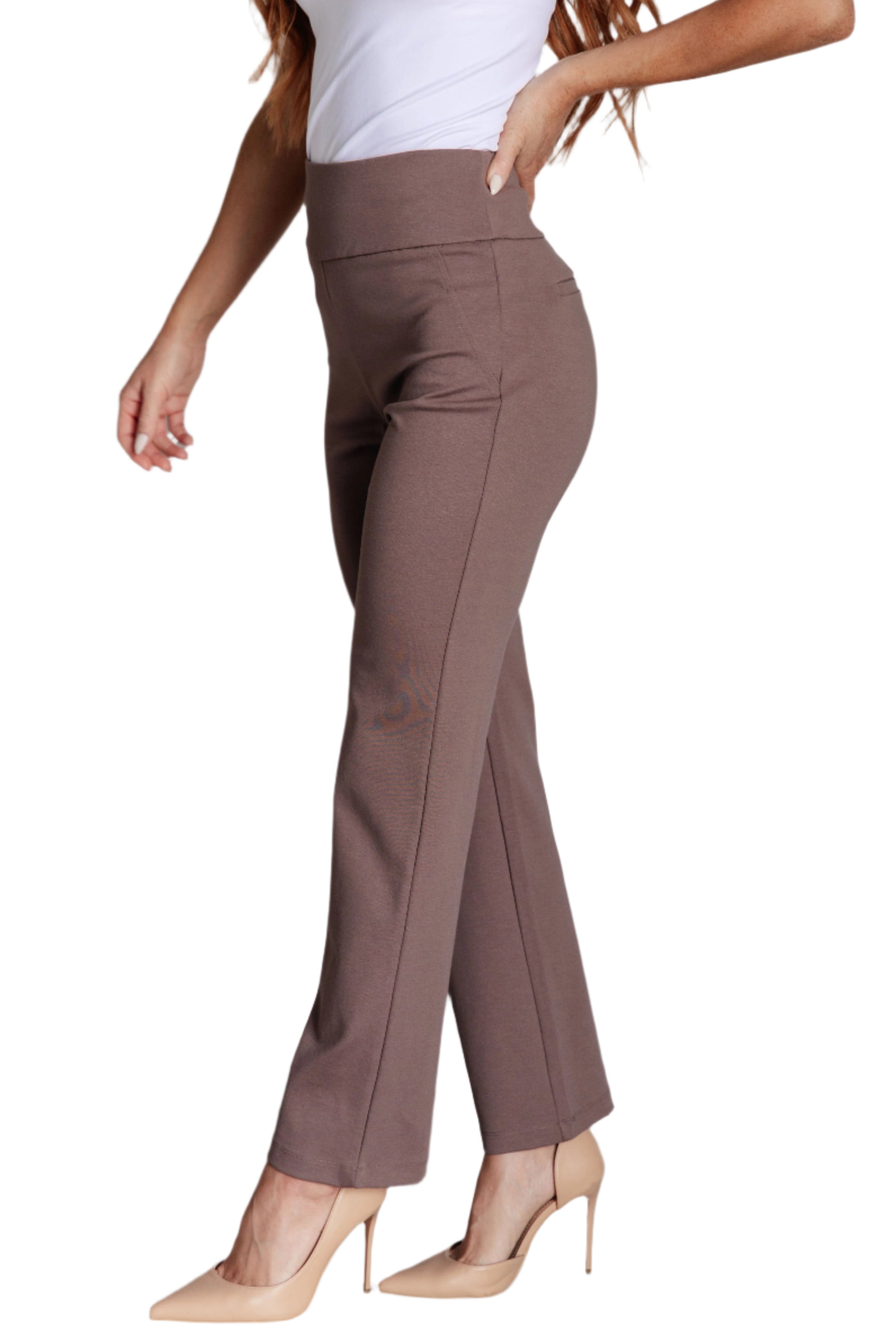 Dear Scarlett Magic Pants in Dark Mocha