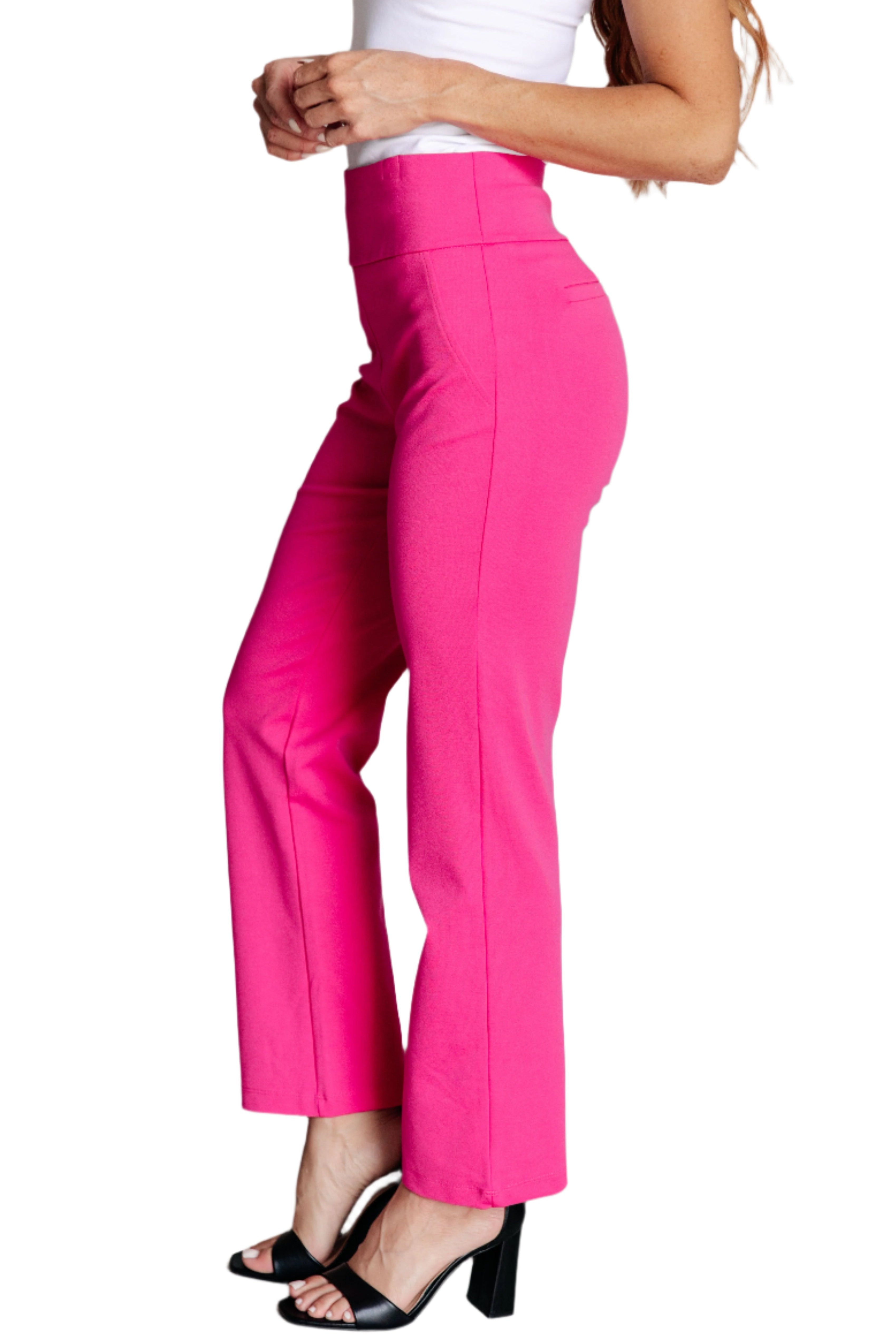 Dear Scarlett Magic Pants in Hot Pink