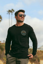Cabrillo Men's Everyday California Long Sleeve Tee Shirt (full front view)
