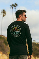 Cabrillo Men's Everyday California Long Sleeve Tee Shirt (full back view)