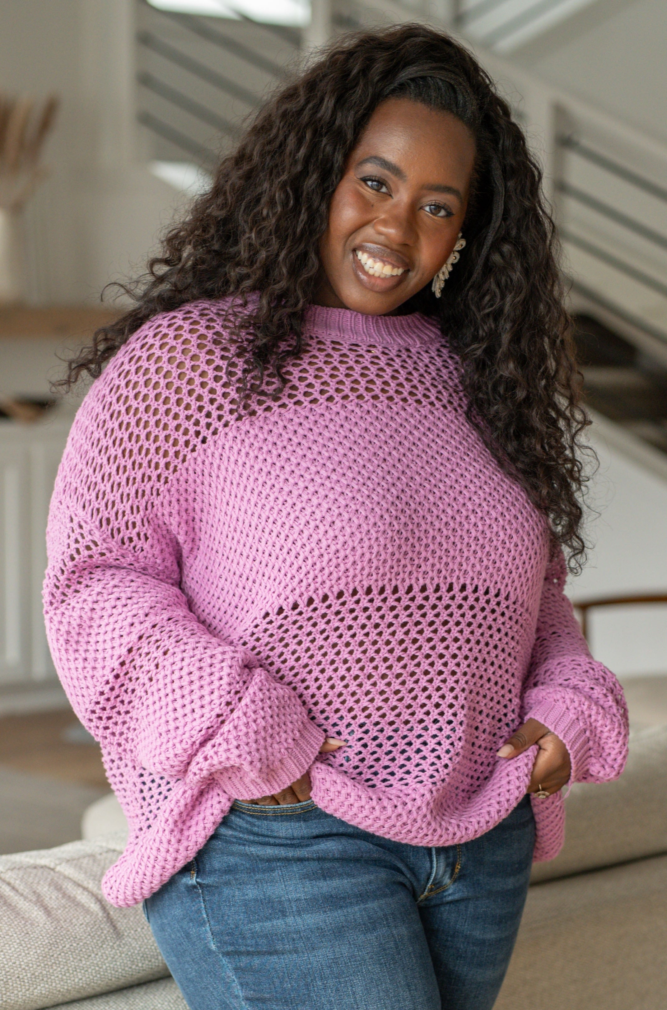 My Latest Love Loose Knit Sweater