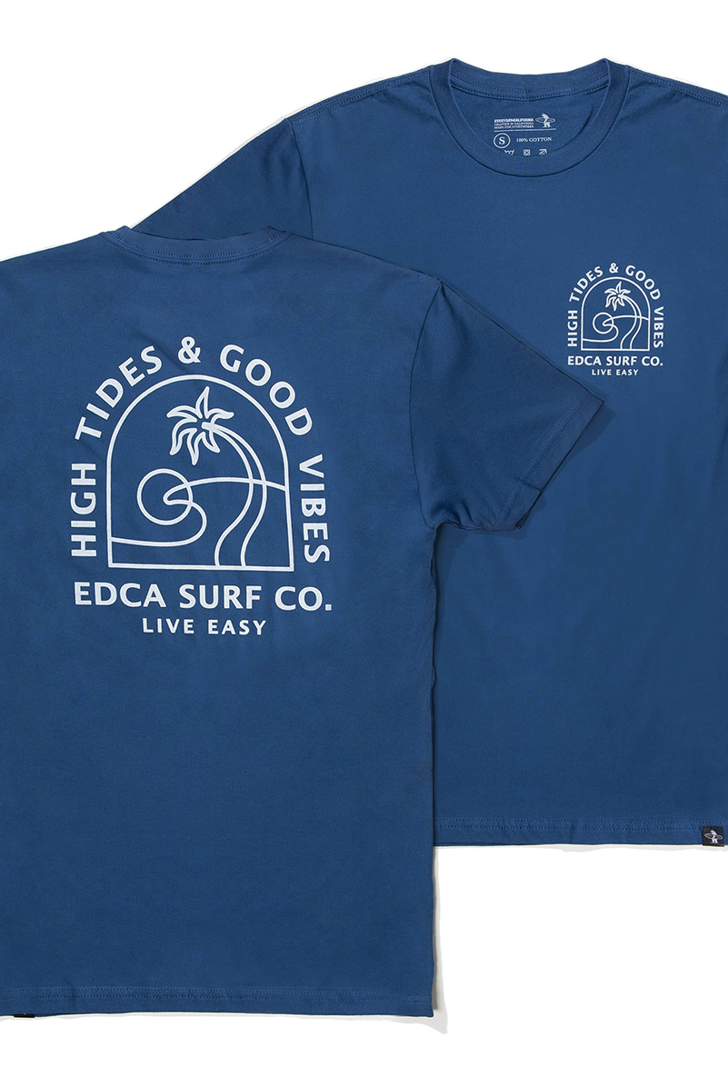 Everyday California Men's Graphic Tee Shirt (front and back pairing)