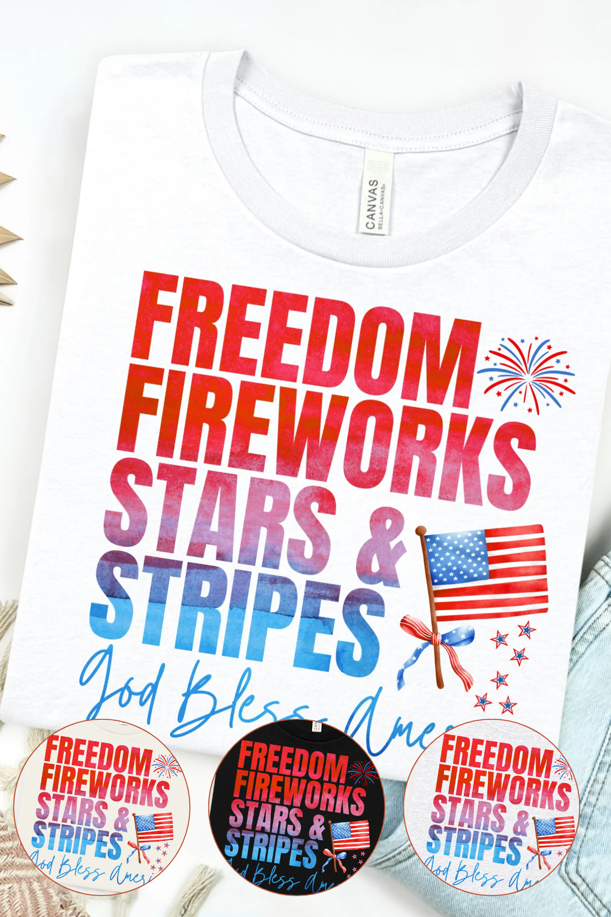 Freedom & Fireworks T-Shirt