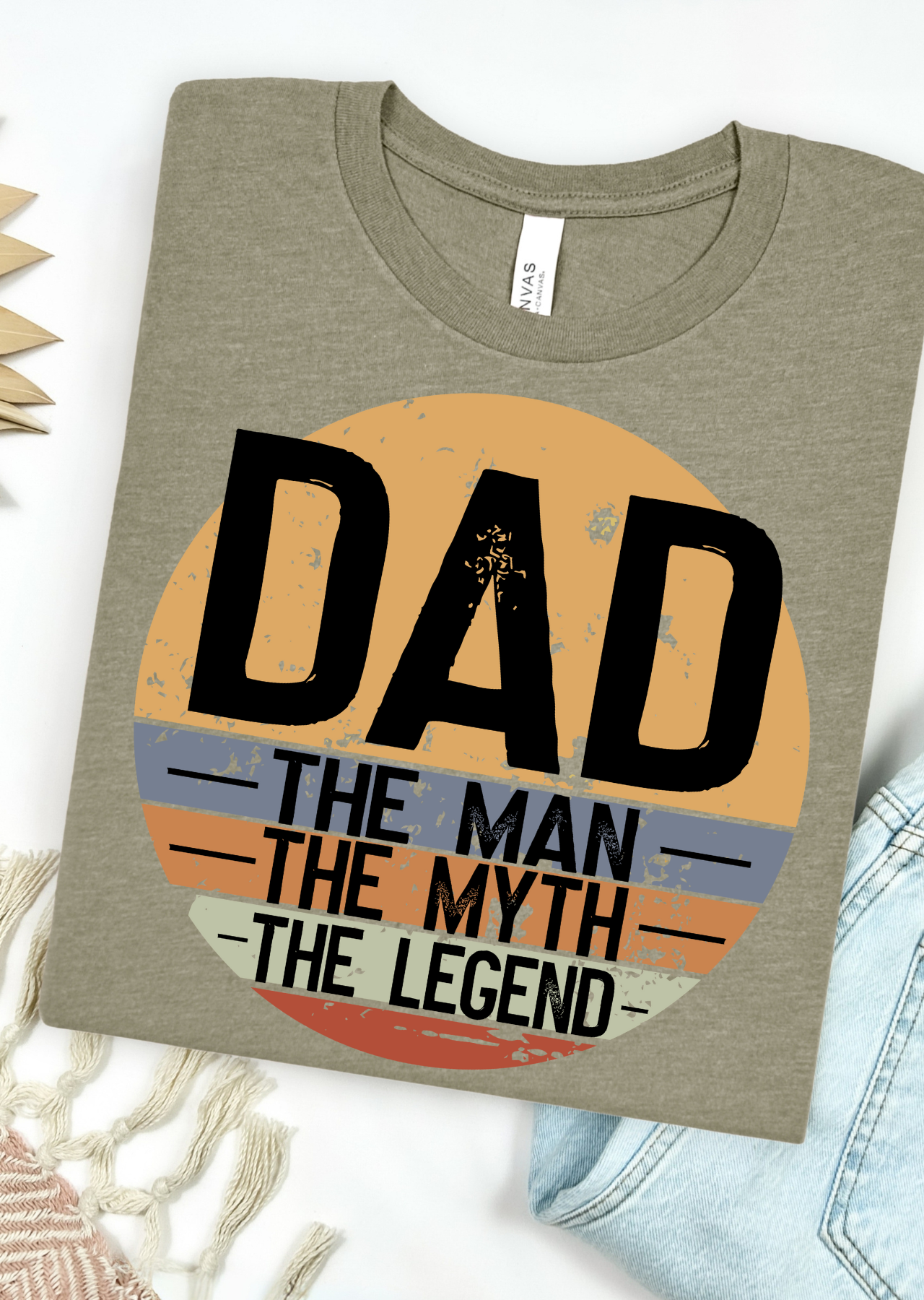 Dad The Legend Bella Canvas T-Shirt