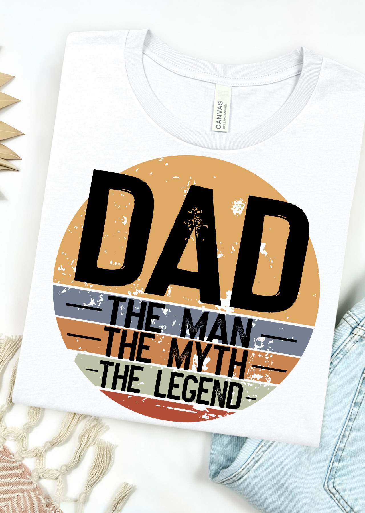 Dad The Legend Bella Canvas T-Shirt