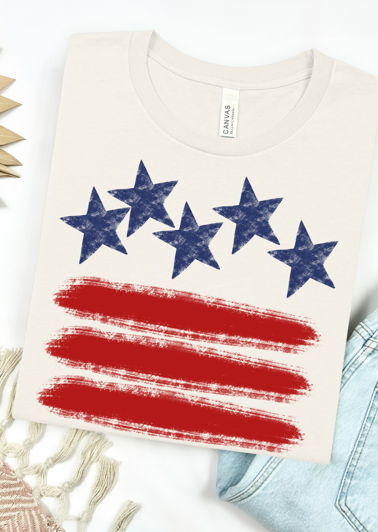 Stars & Stripes Bella Canvas T-Shirt