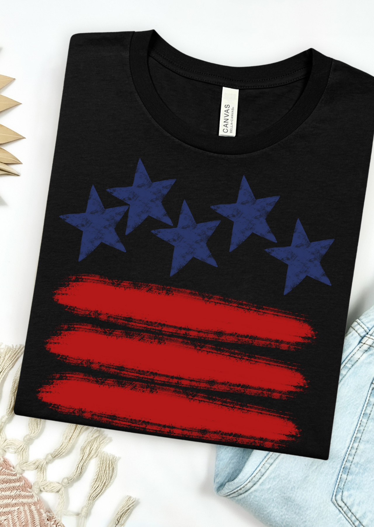 Stars & Stripes Bella Canvas T-Shirt