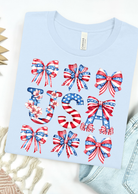 USA Coquette Bows Bella Canvas T-Shirt
