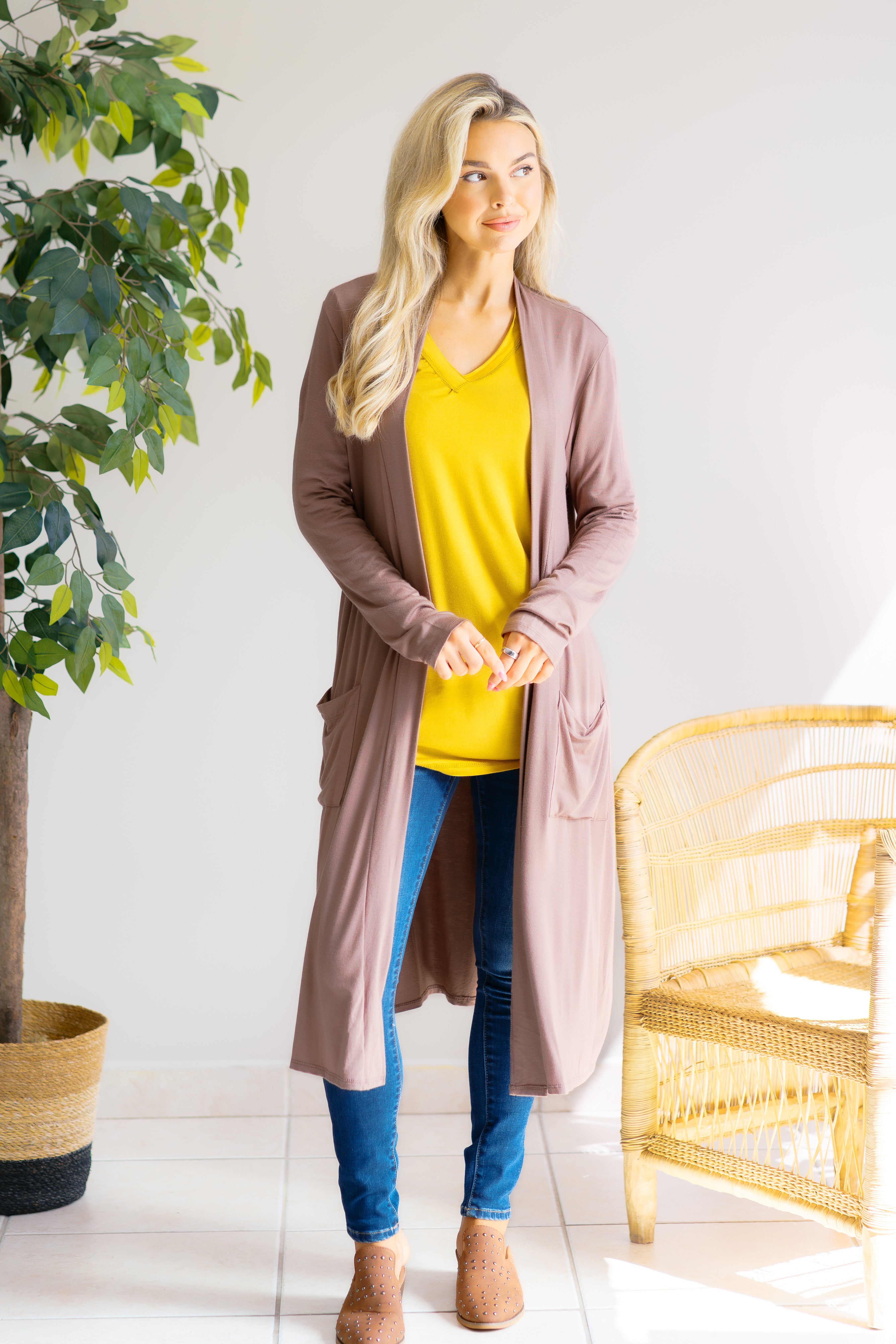 Mocha Mornings Cardigan – Weekend Vibes Apparel