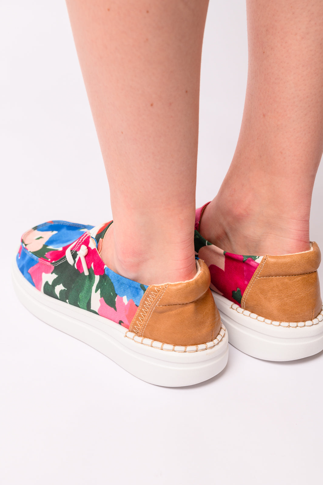 Corky’s Footwear - Kayak 2 Shoes in Floral back of shoe detail photo