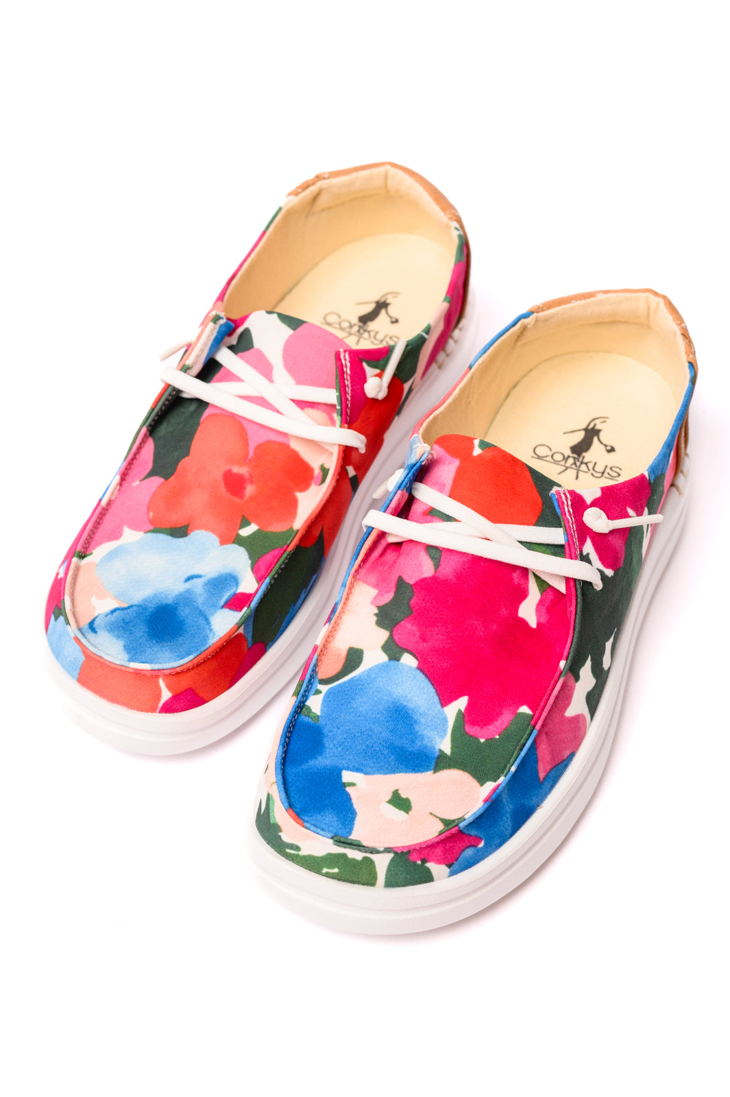 Corky’s Footwear - Kayak 2 Shoes in Floral showing front view