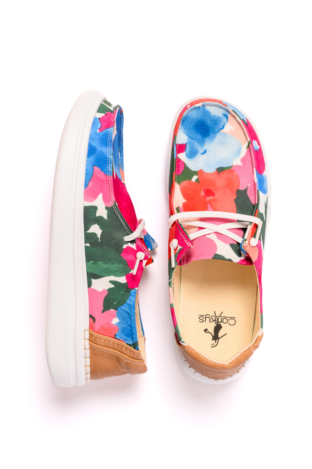 Corky’s Footwear - Kayak 2 Shoes in Floral side view 