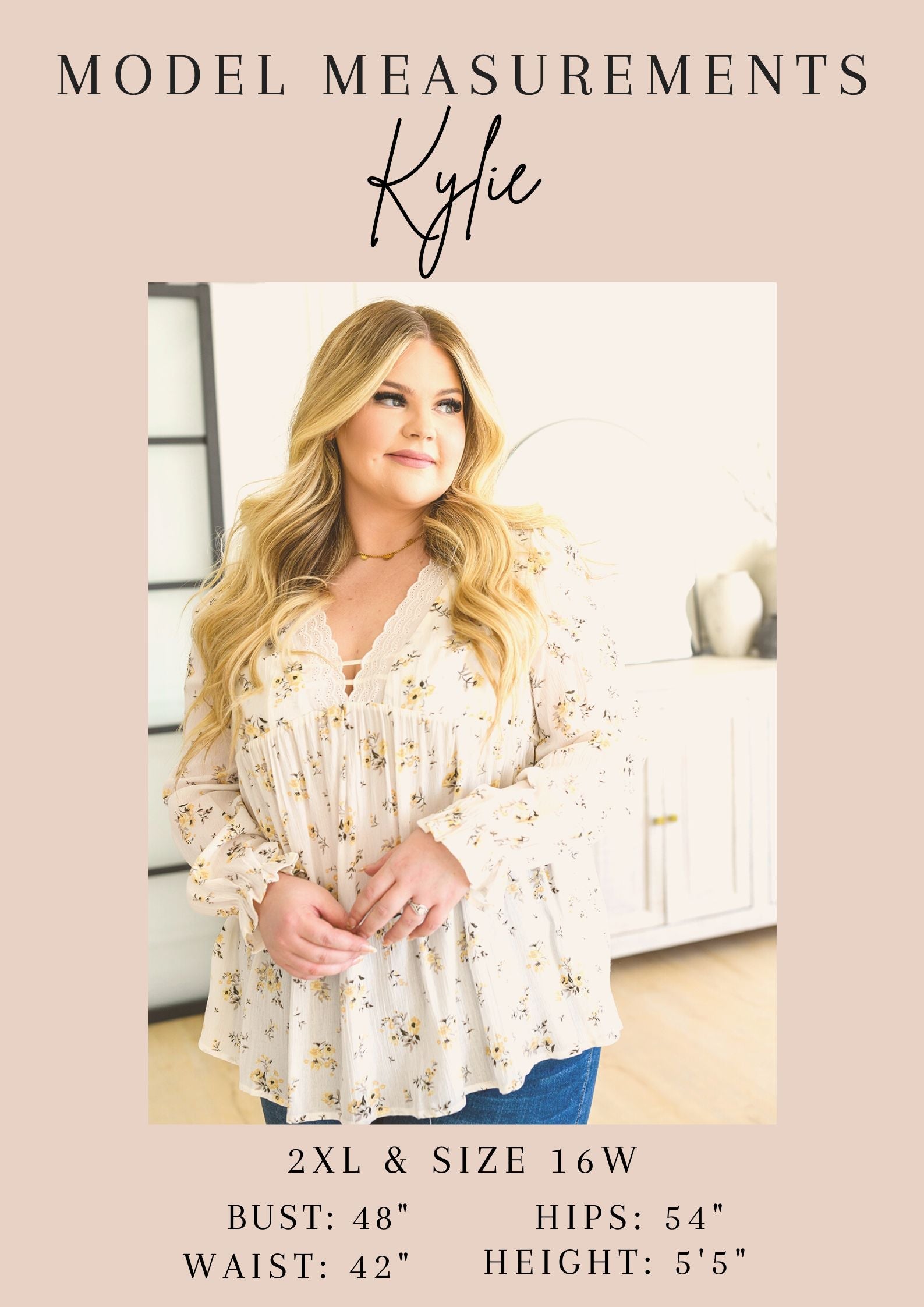 Kylie model card size 16W