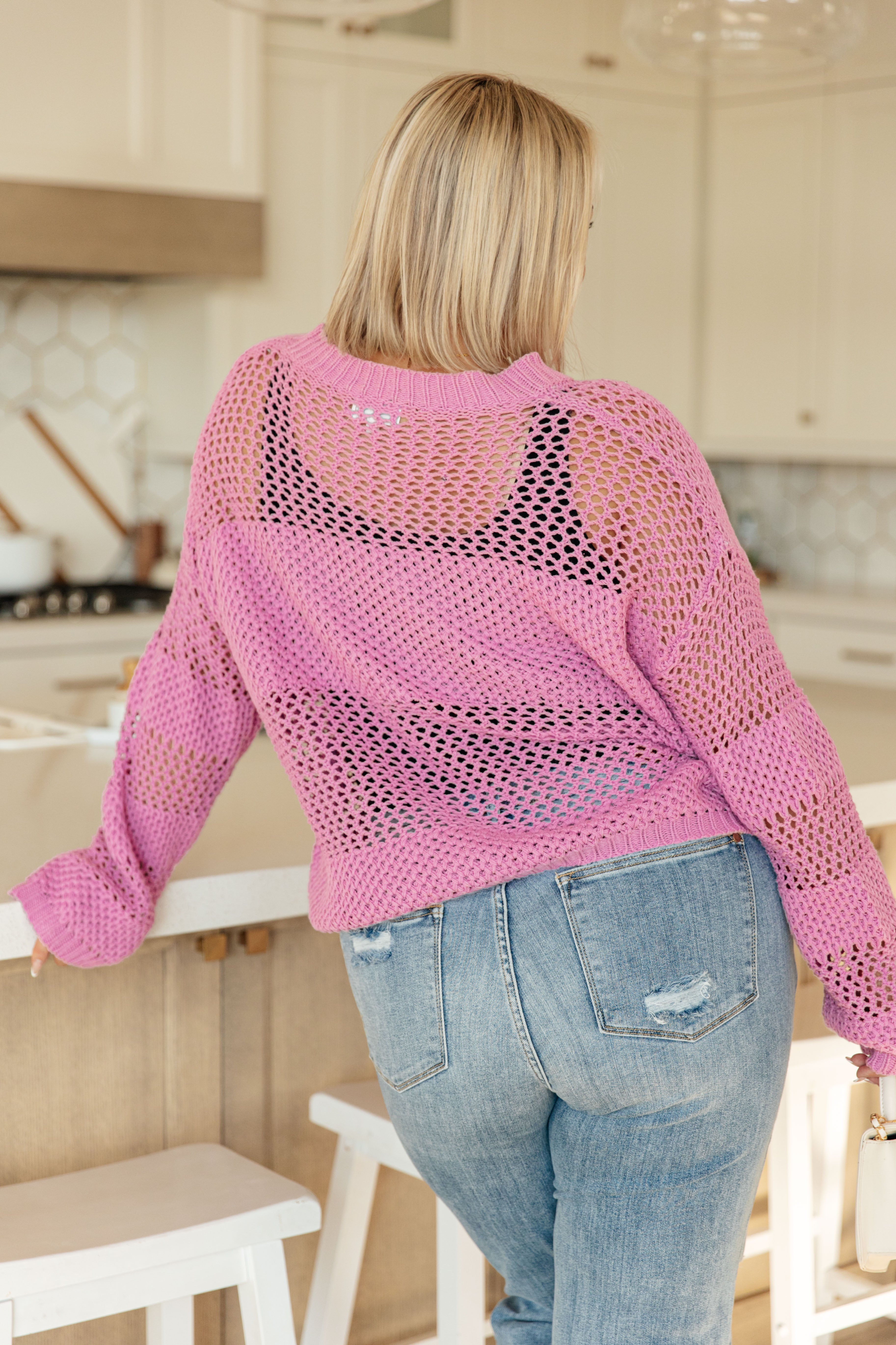 Babk View My Latest Love Loose Knit Sweater