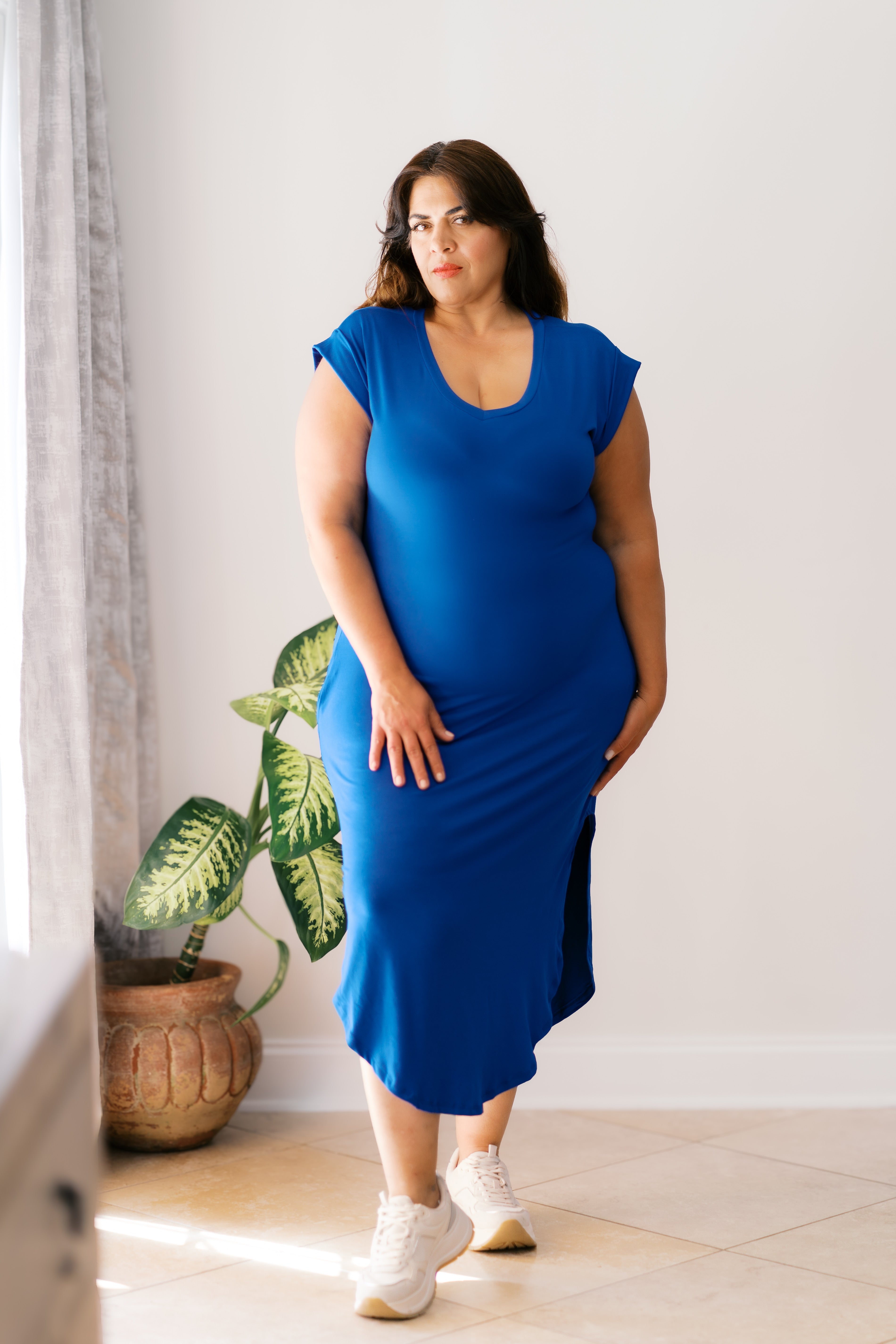 Royal Grace Dress on plus model