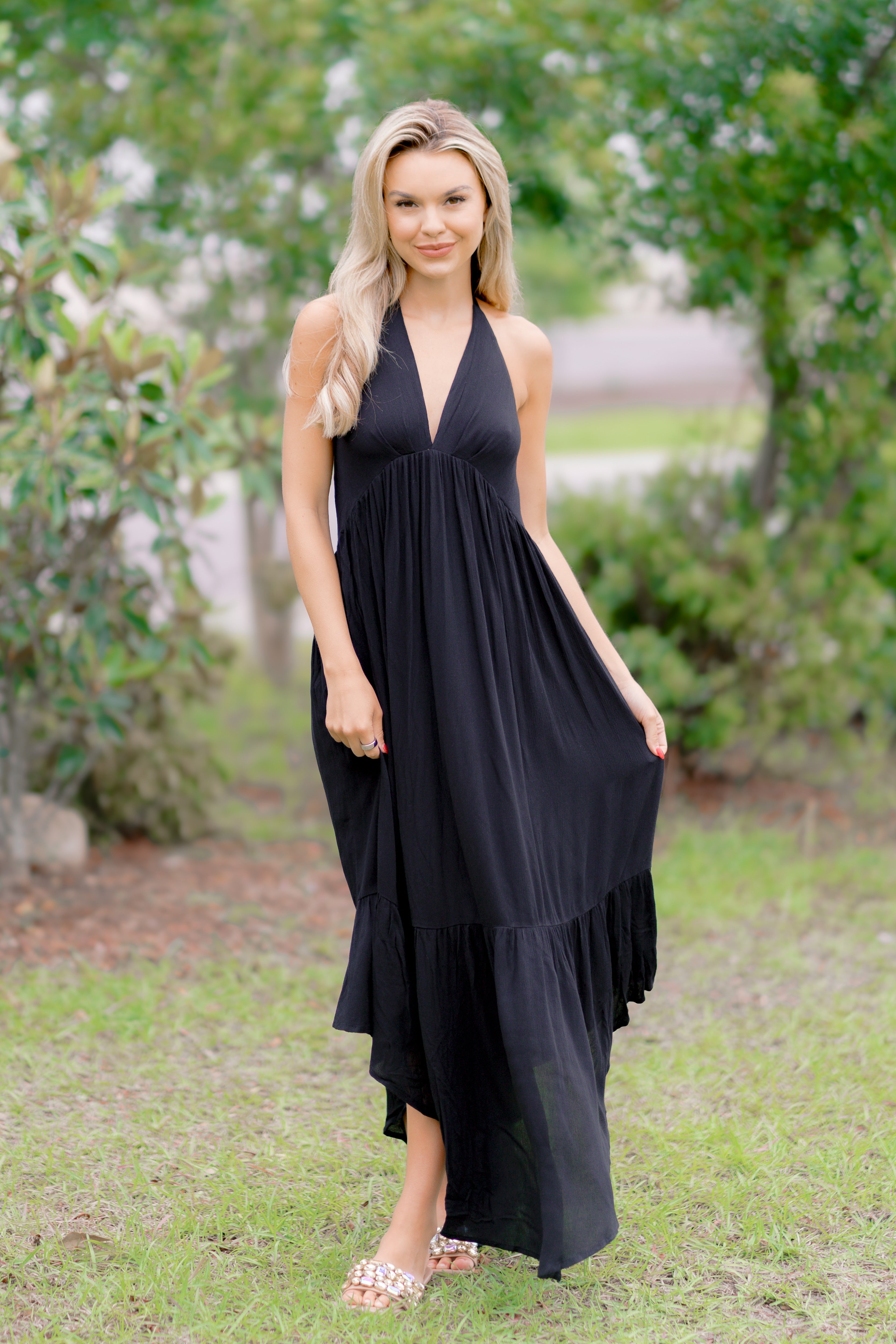 boho vibes dress Boho Vibes This dreamy boho dress was made for brunch dates, weekend strolls, and everything in between. . . #fallstyle #fashionblogger #styleblogger #bohovibes #bohodress