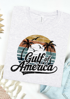 Gulf Of America Palm Trees Bella Canvas T-Shirt