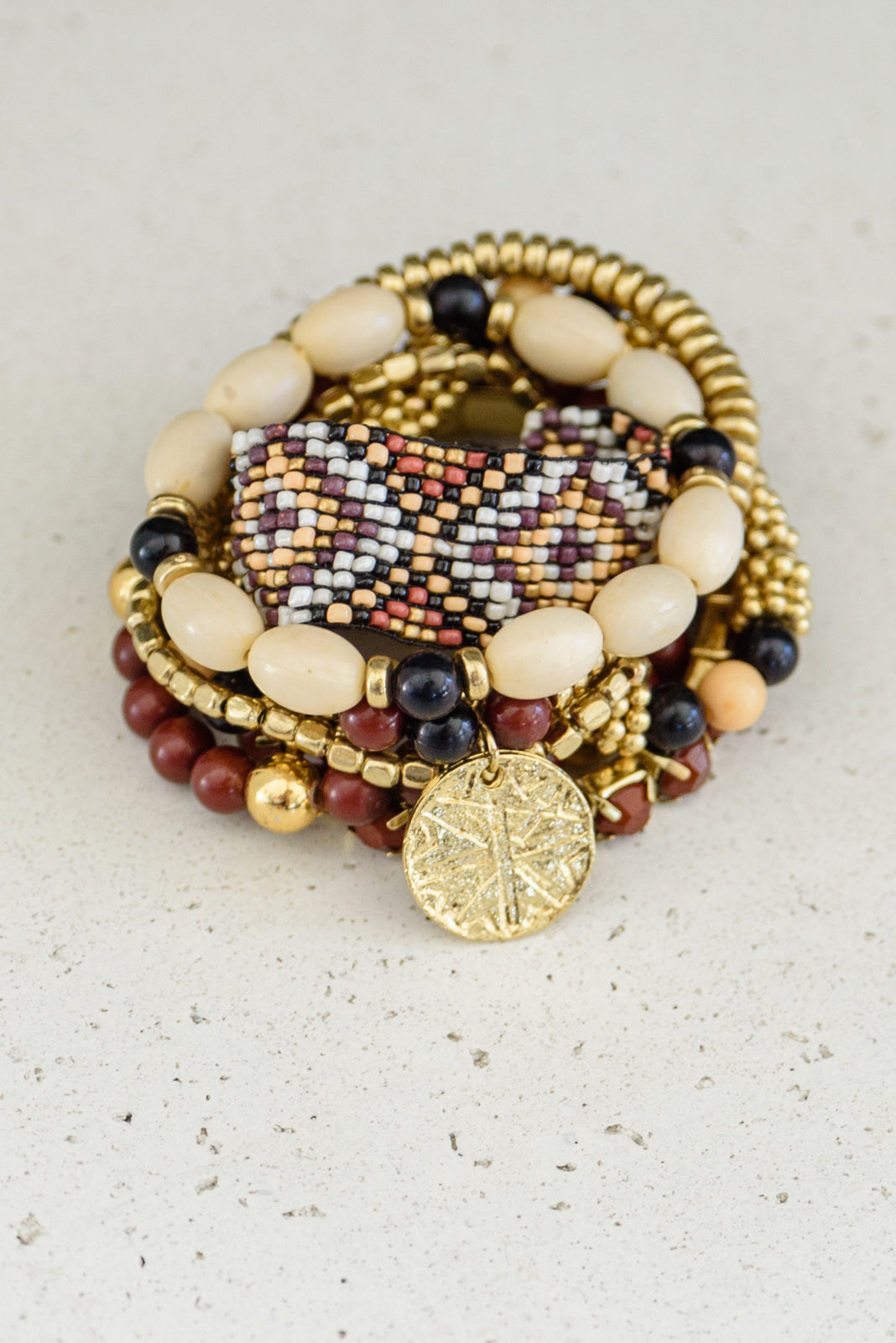 Close up  photo of bracelet set