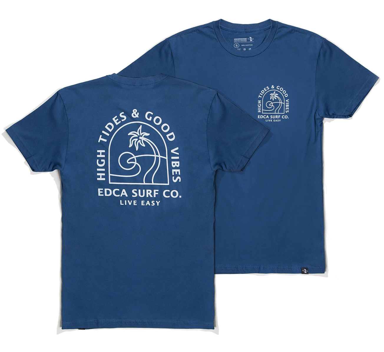 Everyday California Men's Graphic Tee Shirt (front and back pairing)